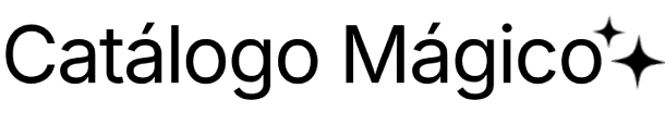 Catálogo Mágico