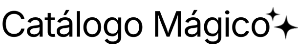 Catálogo Mágico